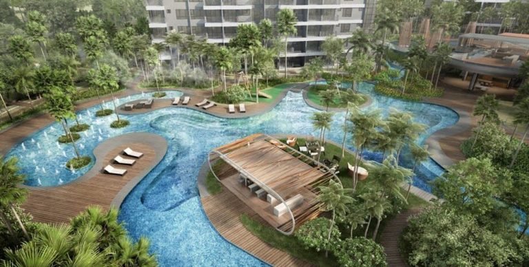 Swimming pool in High Park Residences condo in Singapore