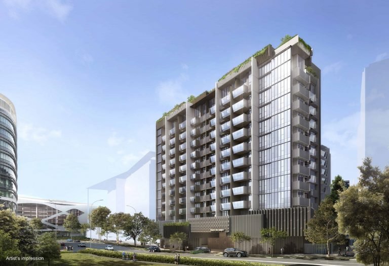 artist impression of haus on handy condo located along handy road singapore